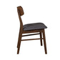 Space Savers - Panel Back Side Chair- Grey (RTA)