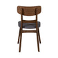 Space Savers - Panel Back Side Chair- Grey (RTA)
