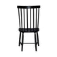Capeside Cottage - Spindle Back Side Chair - Black (RTA)