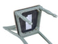 Darcy Solid Wood Side Chair, Mint Green and Parchment Finish