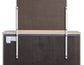 Henry Reeded 42″ Mirror, Tan Finish