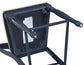 Darcy Solid Wood 24″ Counter Stool, Midnight Blue and Natural Finish