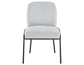 Conrad Upholstered Side Chair with Black Leg