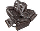 Oportuna Dual-Power Reclining Sofa w/Drop-Down Table