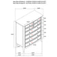 Bexhill 8-drawer Chest of Drawers White