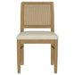 Arini Rattan Cane Dining Side Chair Sand Wash (Set of 2)