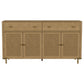 Arini 2-drawer Cane Door Dining Sideboard Server Sand Wash