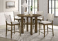 Ottowa Upholstered Counter Side Chair Brown (Set of 2)