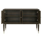 Reseda 4-door Dining Sideboard Server with Shelves Ash Brown