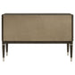 Reseda 4-door Dining Sideboard Server with Shelves Ash Brown