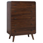 Robyn 5-piece Twin Bedroom Set Dark Walnut