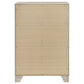 Trenton 4-drawer Bedroom Chest of Drawers Rustic Cream