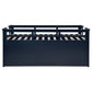 Carlsbad Wood Twin Captains Bed With Trundle Navy Blue