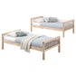Dakota Wood Twin Over Twin Bunk Bed Natural