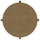 Arini 2-piece Round Coffee and End Table Set Sand Wash