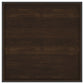 Fulton 30-inch Square Mango Wood Coffee Table Dark Brown