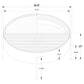 Ozella Round Coffee Table with Hidden Storage Sandy Black