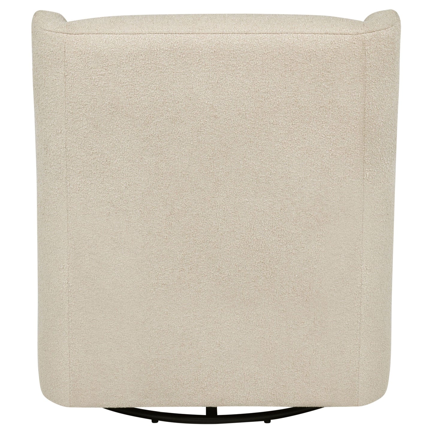 Serra Boucle Upholstered Swivel Glider Sandy Beige