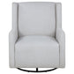 Serra Boucle Upholstered Swivel Glider Dove Grey
