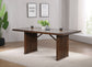 Sherwood 72-inch Rectangular Dining Table Brown