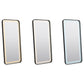 Glendora LED Standing Mirror with Bluetooth Speaker Black