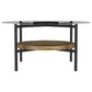 Delfin 3-piece Round Coffee and End Table Set Brown