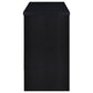 Topanga Engineered Wood Freestanding Home Bar Black
