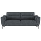 Nolan Upholstered Sloped Track Arm Sofa Charcoal