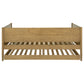 Calinda Wood Twin Daybed With Trundle Natural