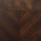 Laney 1-shelf Glass Top Rectangular End Table Deep Merlot