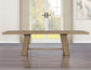 Orinda 72-108 Inch Dining Table with Two 18 Inch Leaves