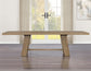Orinda 72-108″ Dining Table Top with two 18″ Leaves