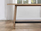 Aubrey 5-Piece 59.5″ Counter Dining Set, Driftwood Finish