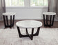 Chrissy 32″ Solid White Marble Top Coffee Table
