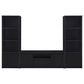 Winfield 3-piece Entertainment Center 60-inch TV Stand Black