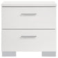 Felicity 6-piece Eastern King Bedroom Set White High Gloss