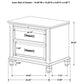 Devon 4-piece Full Bedroom Set Beige and Burnished Oak