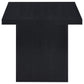 Max 2-piece Rectangular Coffee and End Table Set Black