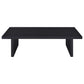 Max 3-piece Rectangular Coffee and End Table Set Black