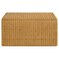Cahya 2-piece Rattan Coffee and End Table Set Natural
