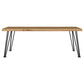 Zander 2-piece Rectangular Coffee and End Table Set Natural