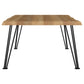 Zander 2-piece Rectangular Coffee and End Table Set Natural