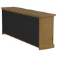 Florence 4-door Dining Sideboard Buffet Cabinet Rustic Honey