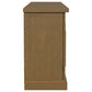 Florence 4-door Dining Sideboard Buffet Cabinet Rustic Honey