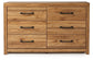 Pasklyn Six Drawer Dresser