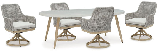 Seton Creek Outdoor Dining Table and 4 Chairs