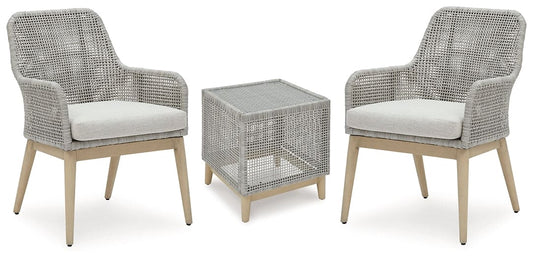 Ashley Express - Seton Creek 2 Outdoor Chairs with End Table
