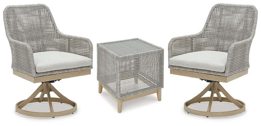 Ashley Express - Seton Creek 2 Outdoor Chairs with End Table