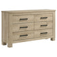 Oakglen 4-piece Eastern King Bedroom Set Weathered Oak