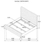 Patricia 58-inch Boucle Upholstered California King Bed Grey